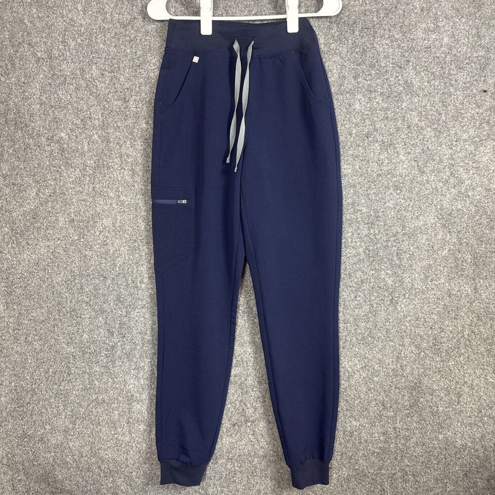 FIGS Zamora Jogger Pants Womens Size XS Blue Scrub Workwear